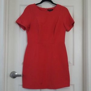 New Look Red Fitted Dress UK Size 10